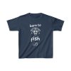 Kids Born To Fish Tee - Image 4